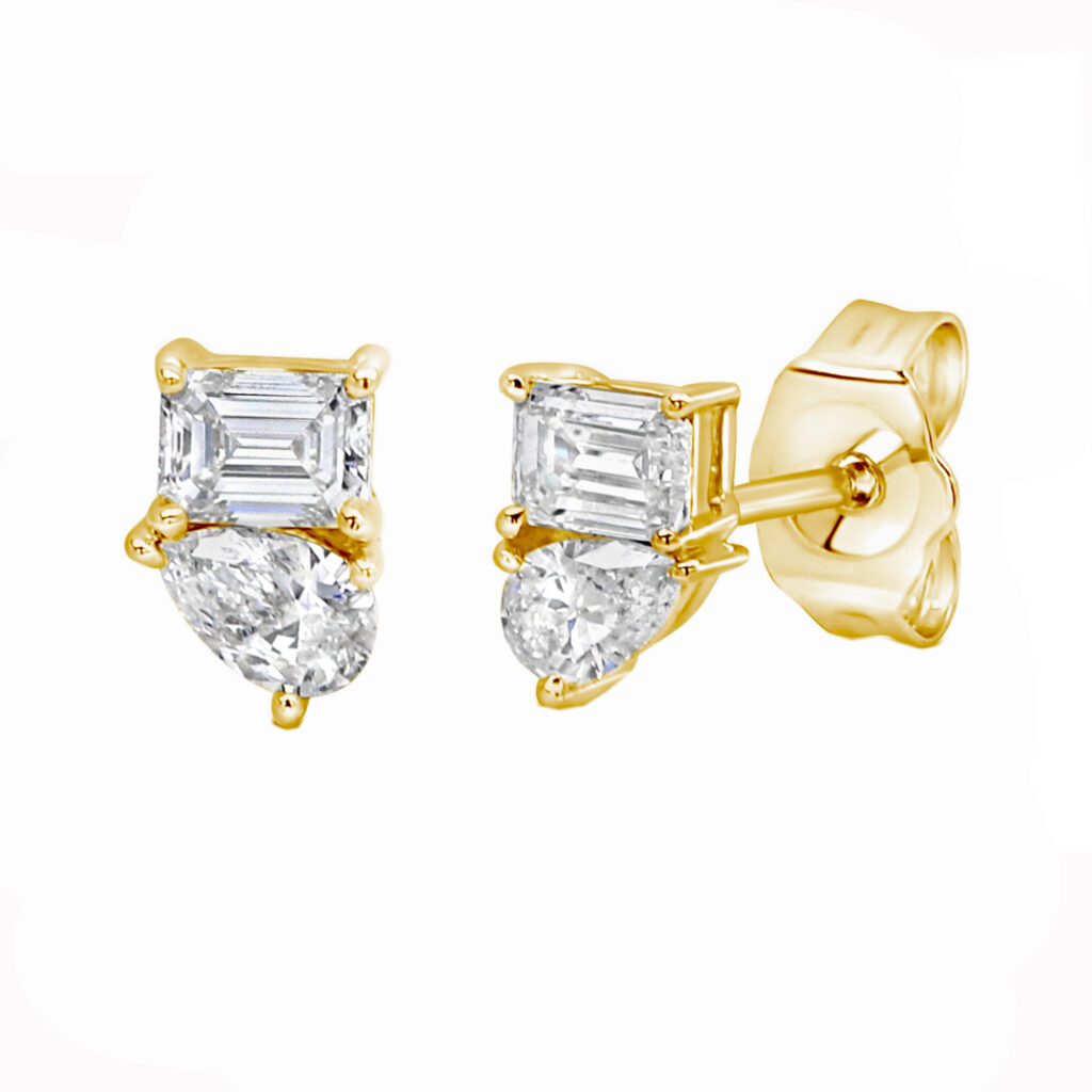 Partner Stunt Earrings in Gold