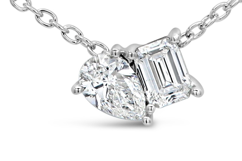 Partner Stunt Necklace in Silver