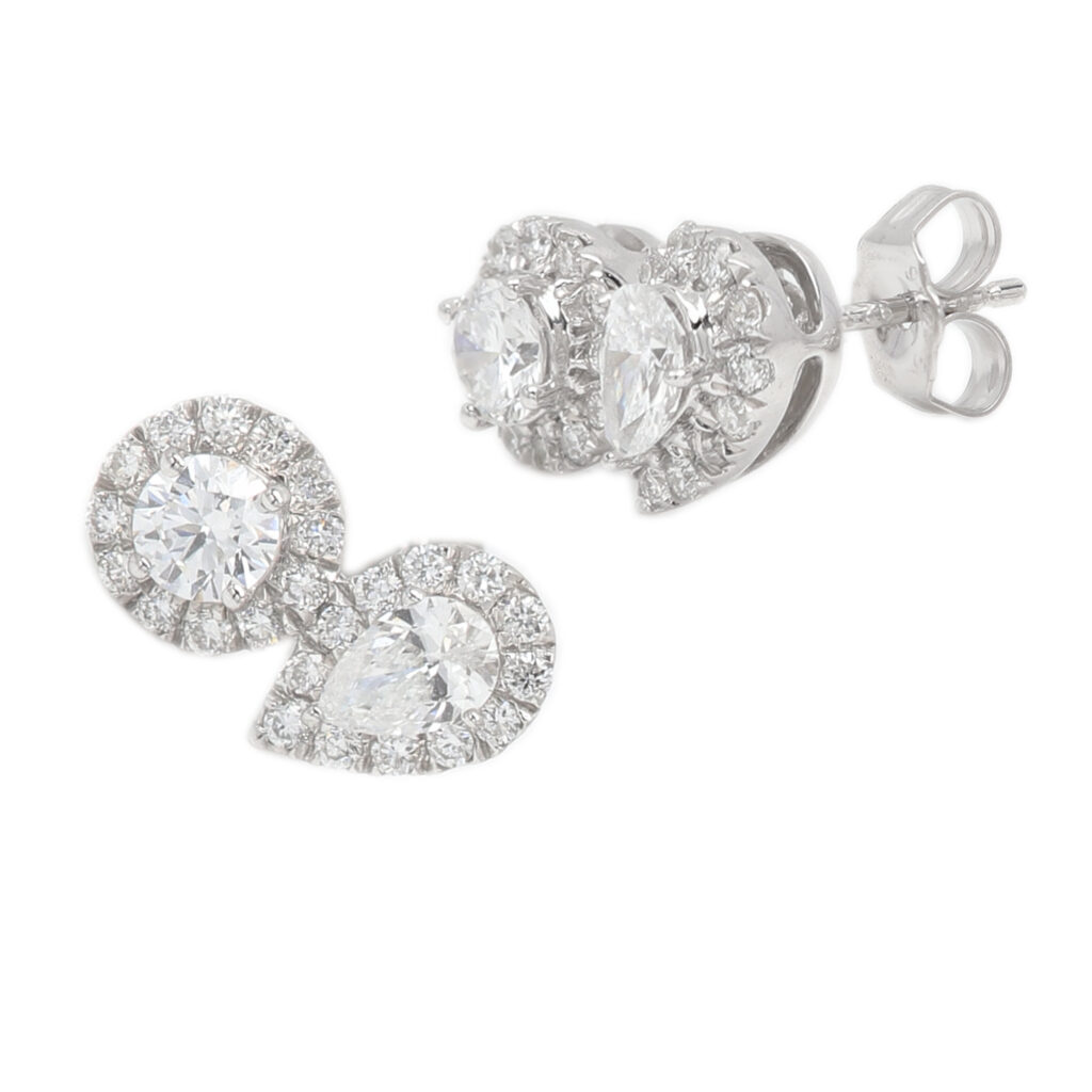 Group Stunt Earrings in Silver