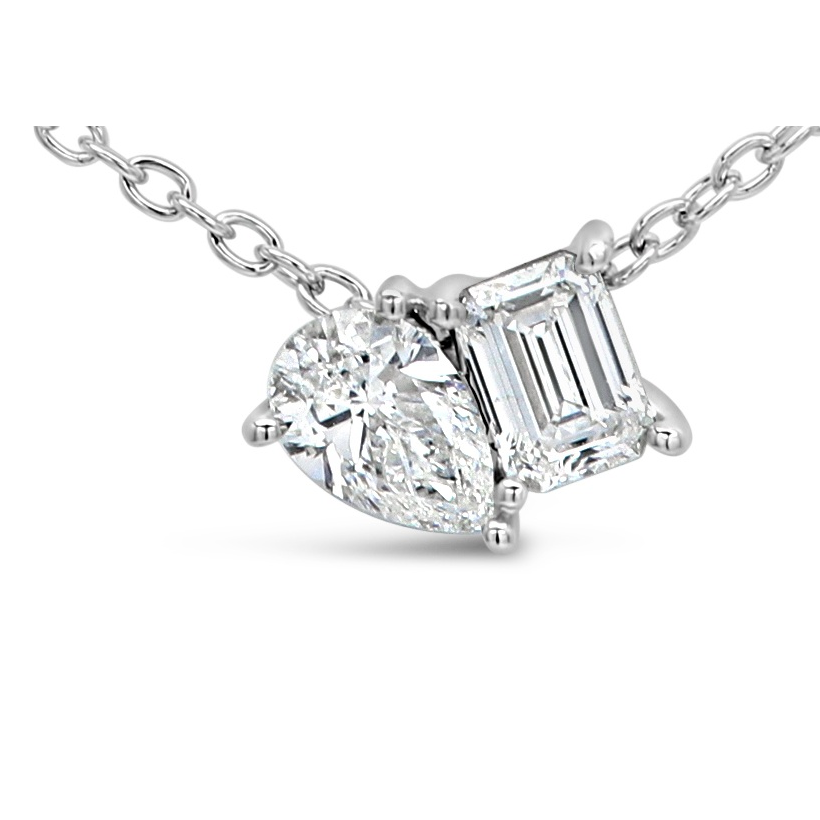 Partner Stunt Necklace in Silver